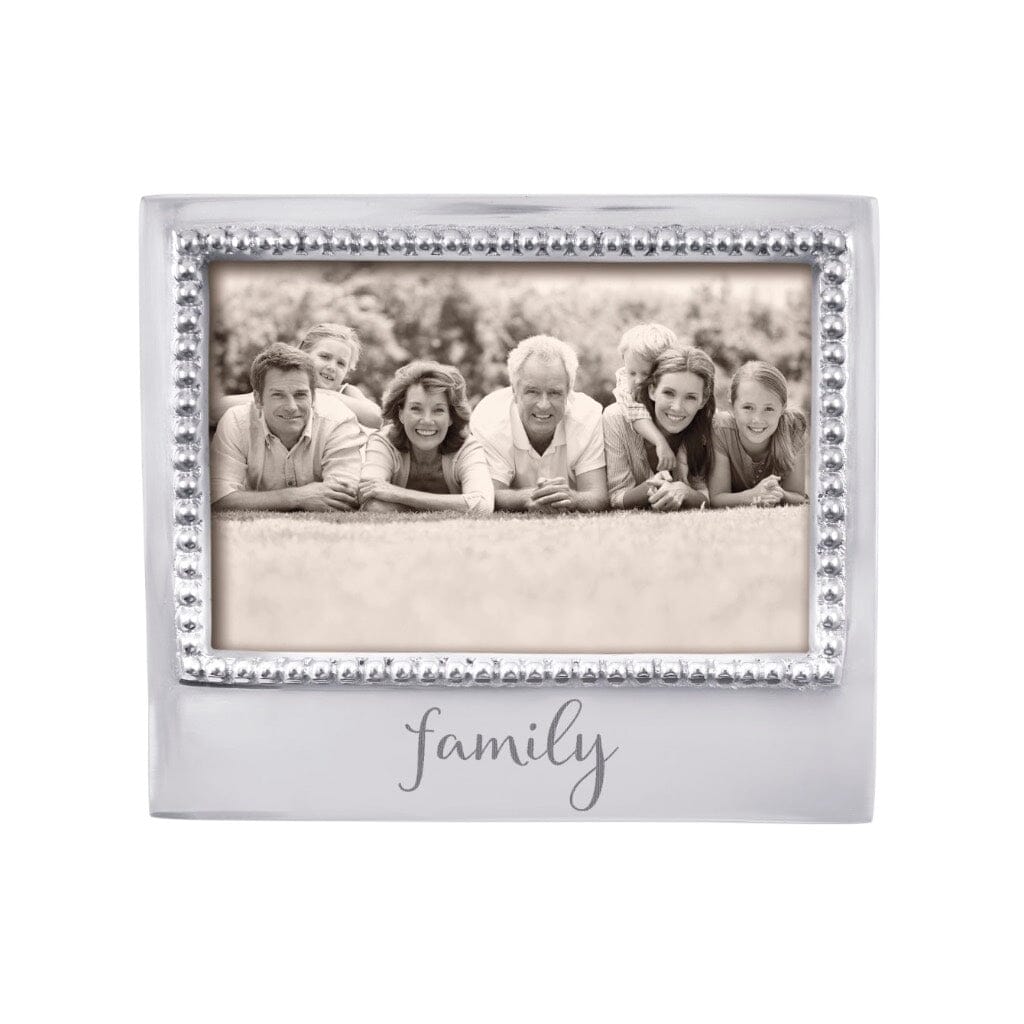 Mariposa Family Decorative Beaded Picture Frame for 4 x 6 Photos
