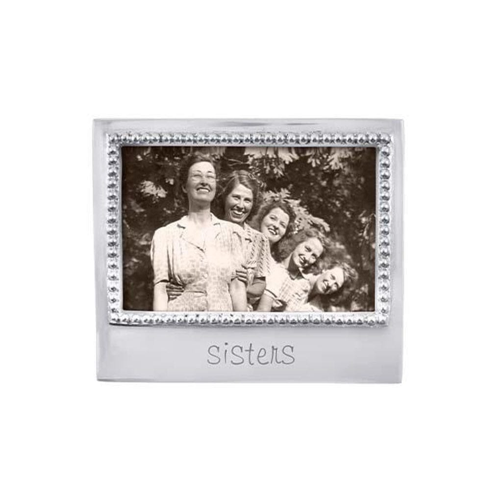 Exquisite Handmade Mariposa Sisters Beaded Picture Frame for 4 x 6 Photos