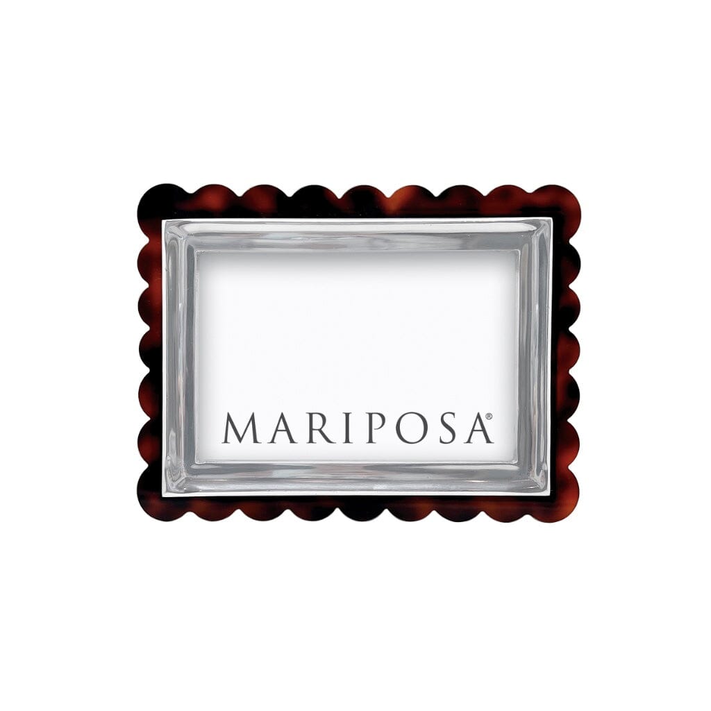 Mariposa Signature Hand - crafted 4 x 6 Photo Frame for Tortoise Scallop Design