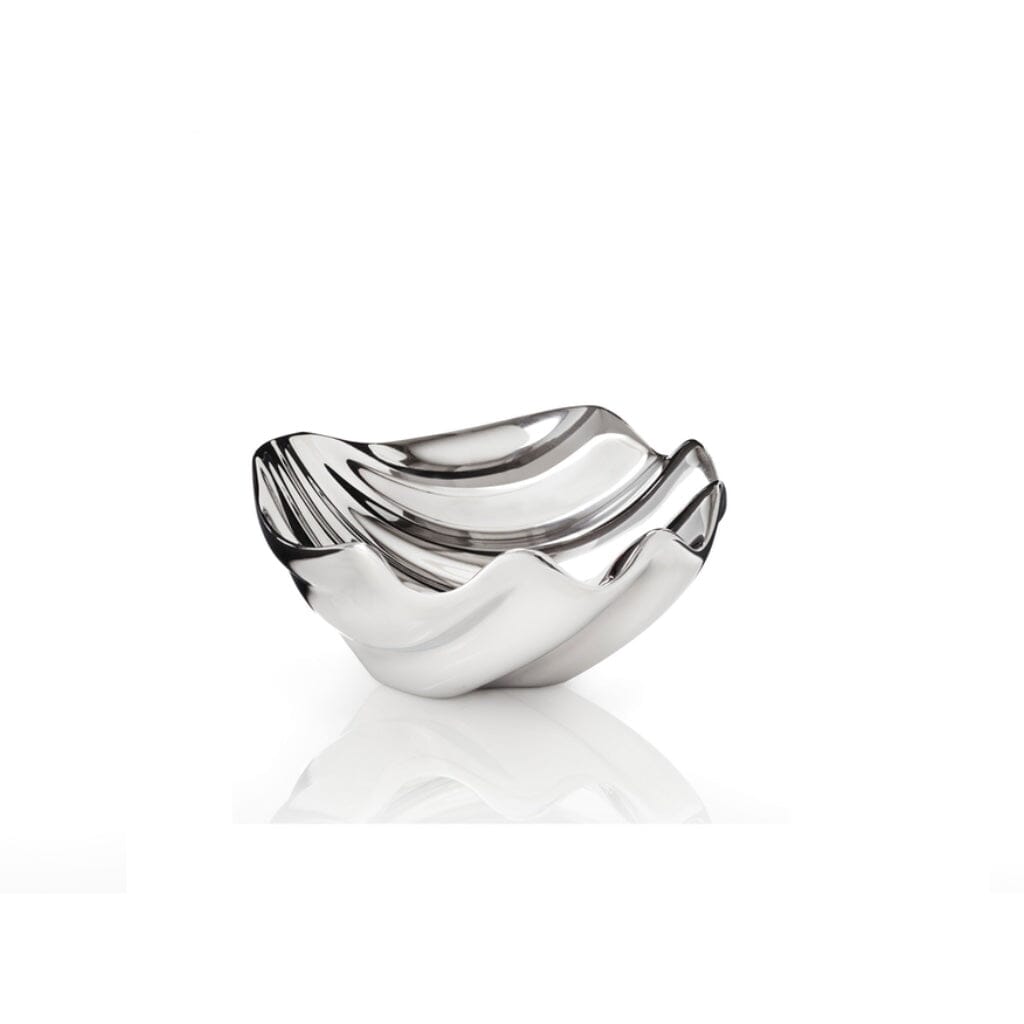 Nambe Oceana Elegant Sea Shell Shaped Dip Bowl for Home Decor