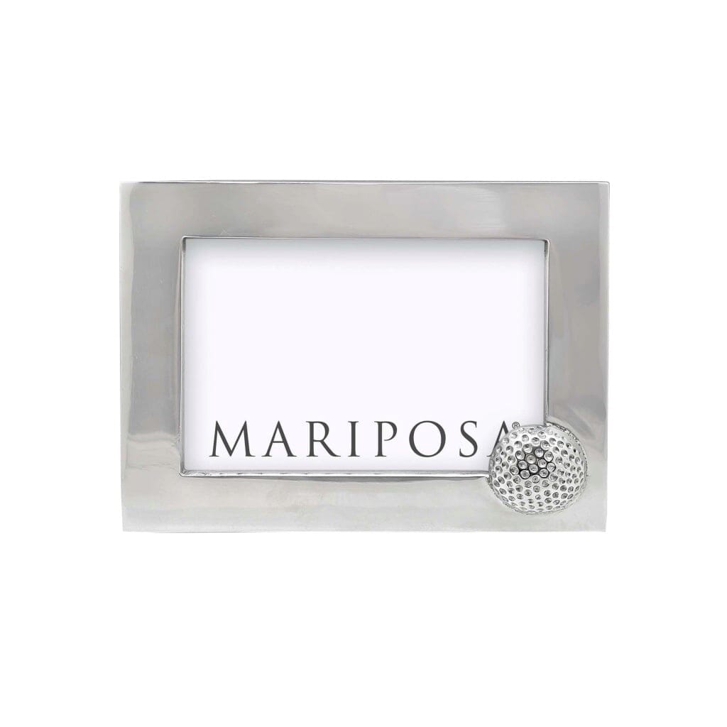 Engravable 5x7 Mariposa Golf Ball Display Frame for Cherished Photos