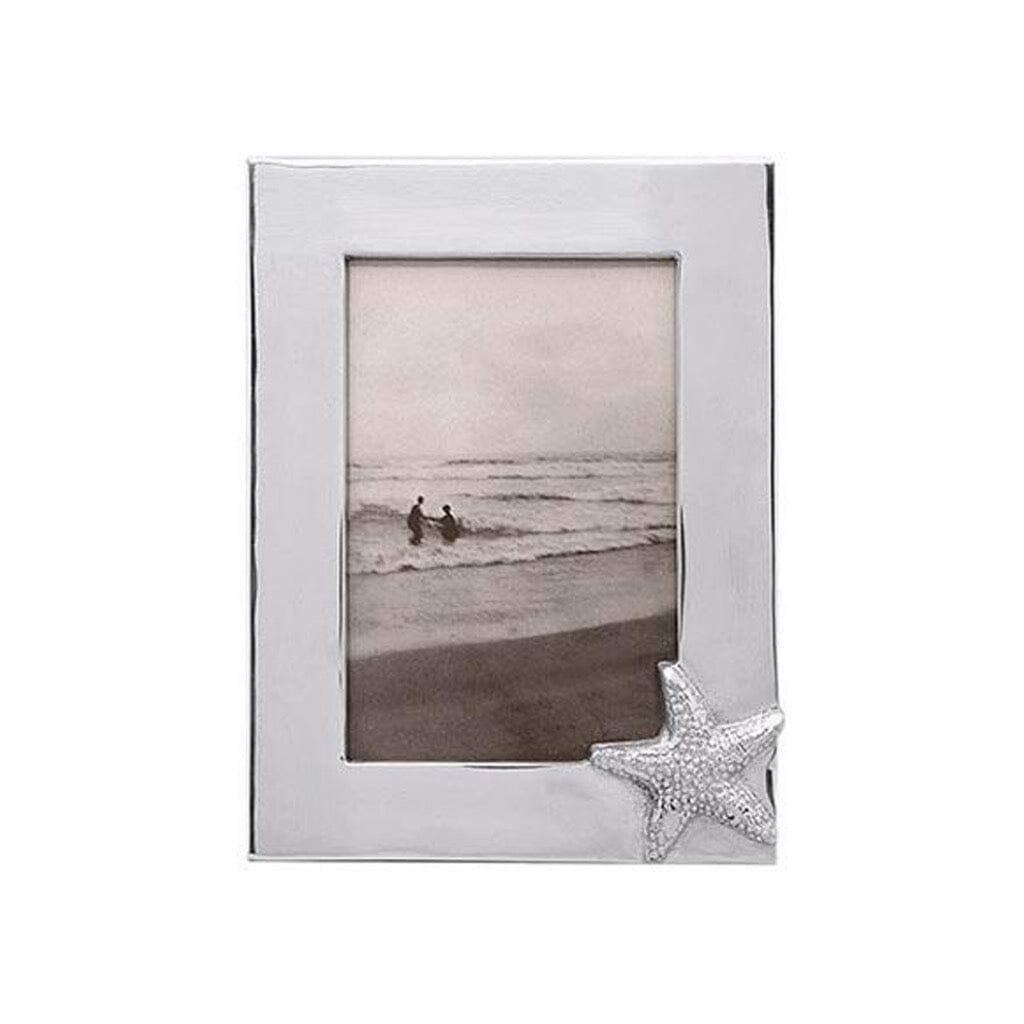 Handmade Mariposa 4 x 6 Aluminum Starfish Picture Frame