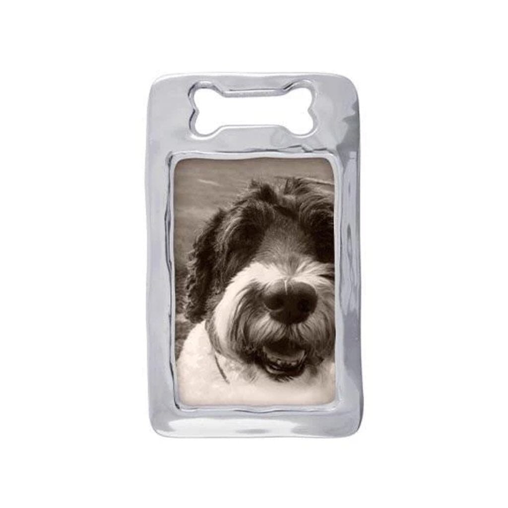 Handmade Mariposa Open-Style Dog Bone Picture Frame for 4 x 6 Photos