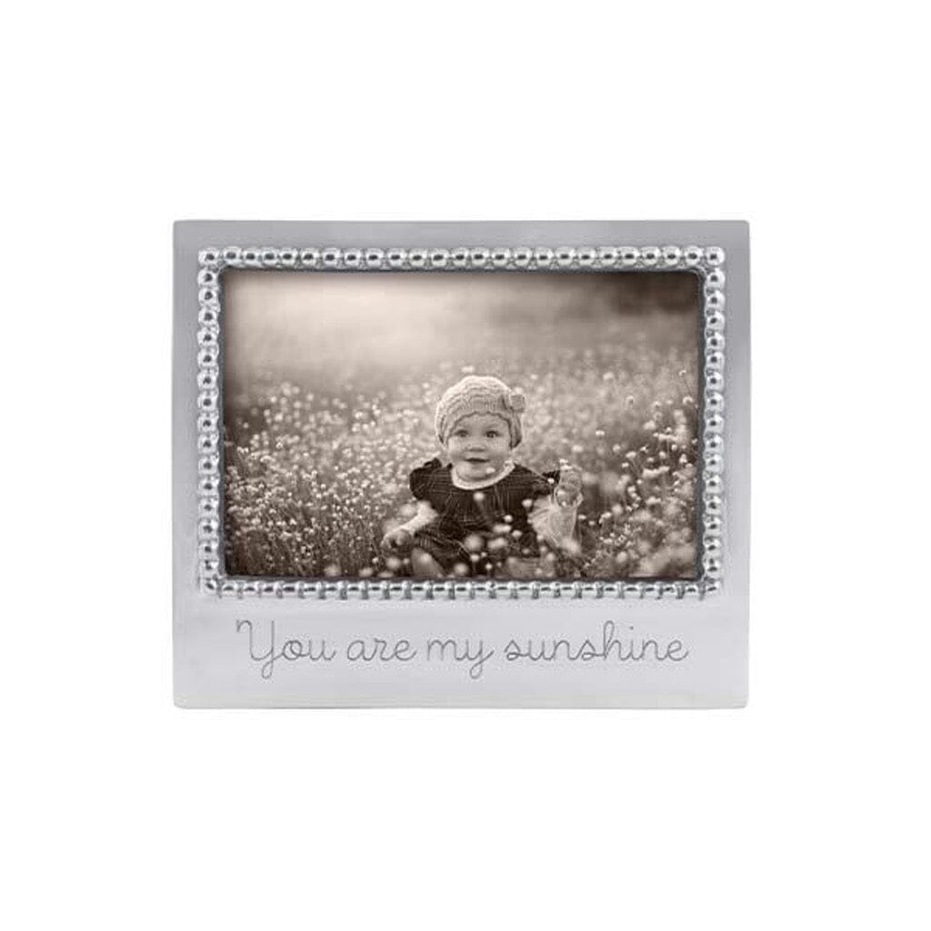 Mariposa 'You're My Sunshine' Handmade 4x6 Beaded Photo Frame