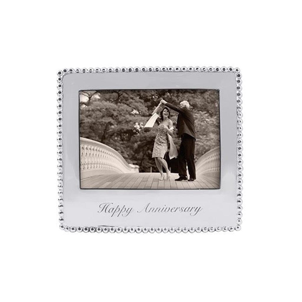 Mariposa Beaded 5 x 7 Photo Frame for Happy Anniversary Celebration