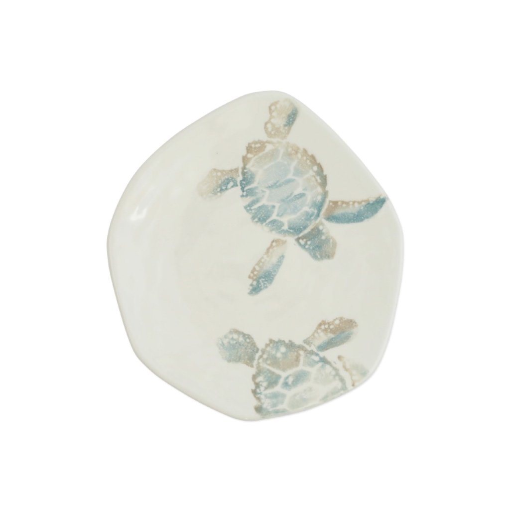 Vietri Assorted Hand - painted Tartaruga Salad Plates Set of 4
