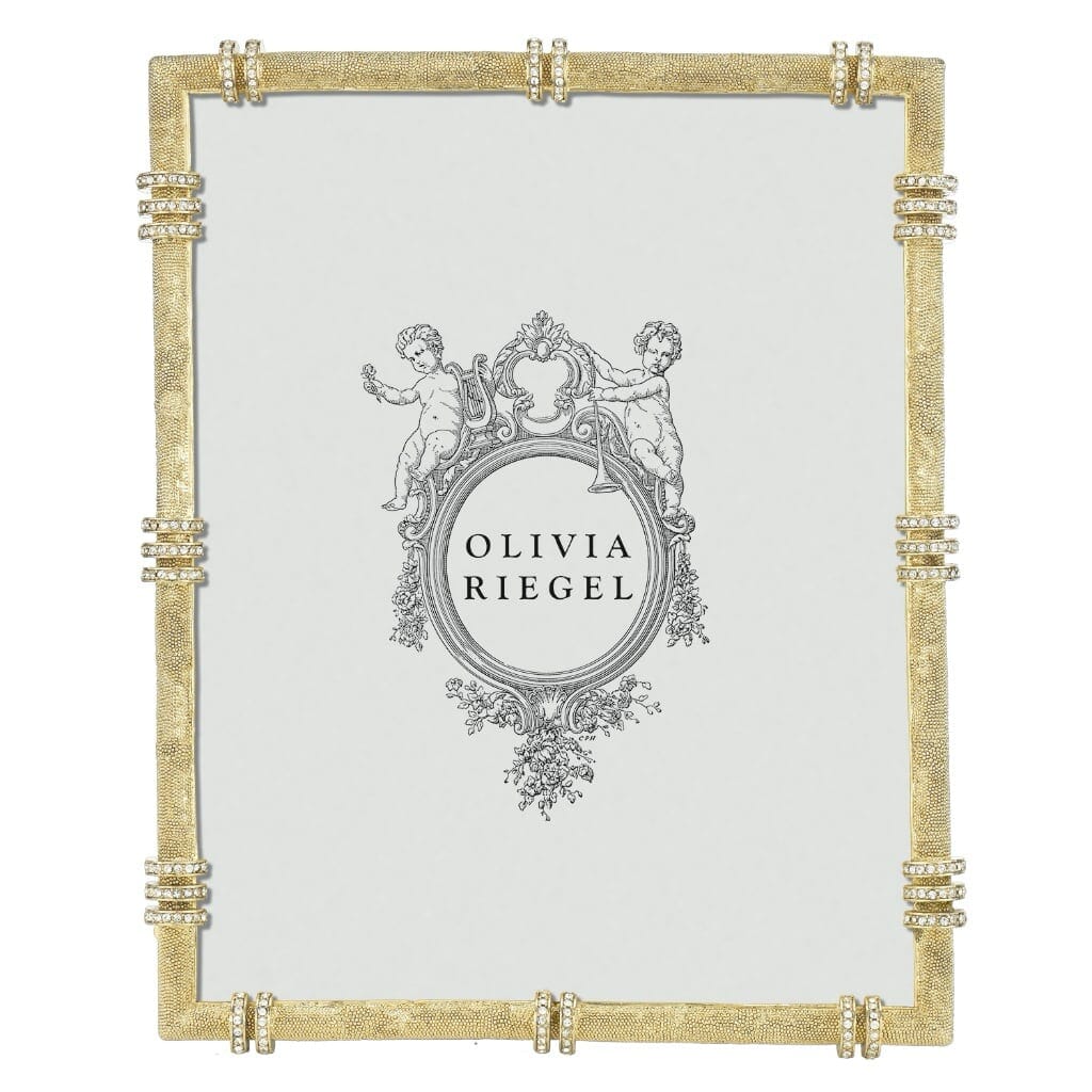Luxurious Olivia Riegel 8 x 10 Gold Cassini Photo Frame