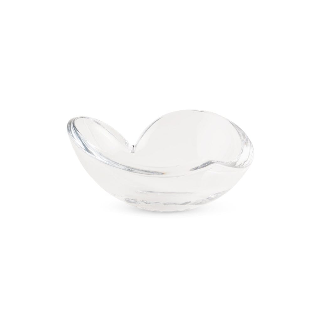 Medium-sized Nambe Glass Heart-shaped Decorative Bowl
