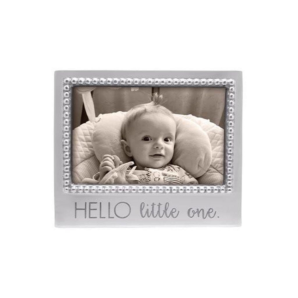 Mariposa HELLO LITTLE ONE Beaded 4 x 6 Frame