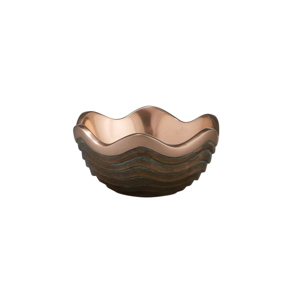 Nambe 4.5 - Inch Copper - Coated Metal Bowl Inspired by Canyon Design
