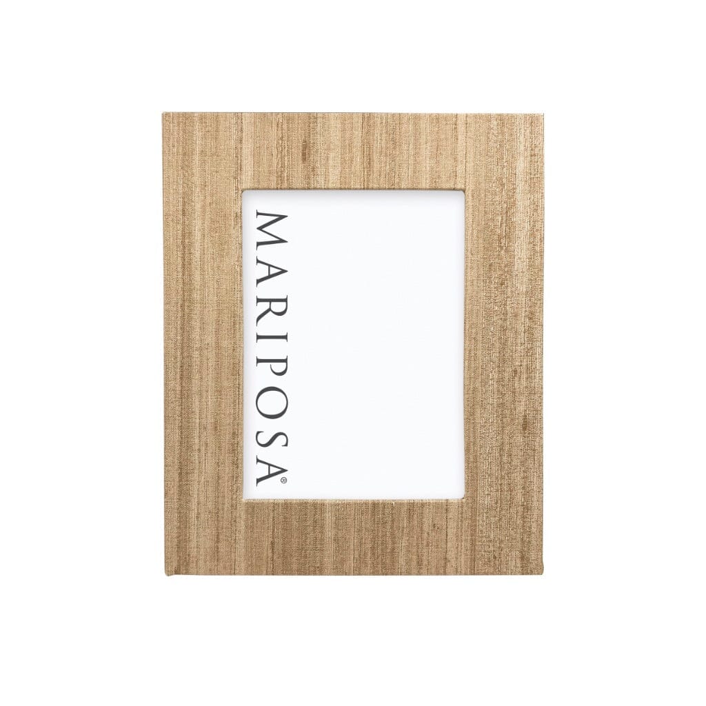 Mariposa Mallorca Faux Grasscloth Picture Frame for 5 x 7 Photos