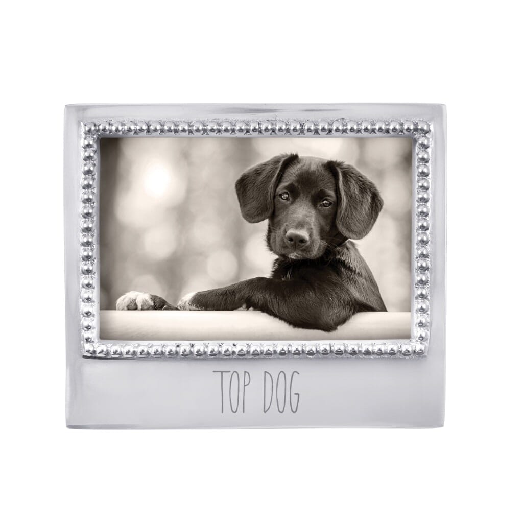 Mariposa TOP DOG Handmade Beaded 4x6 Photo Frame for Precious Memories