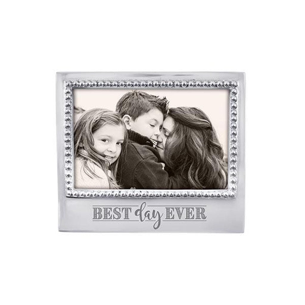 Mariposa Best Day Ever Beaded 4x6 Photo Display Statement Frame