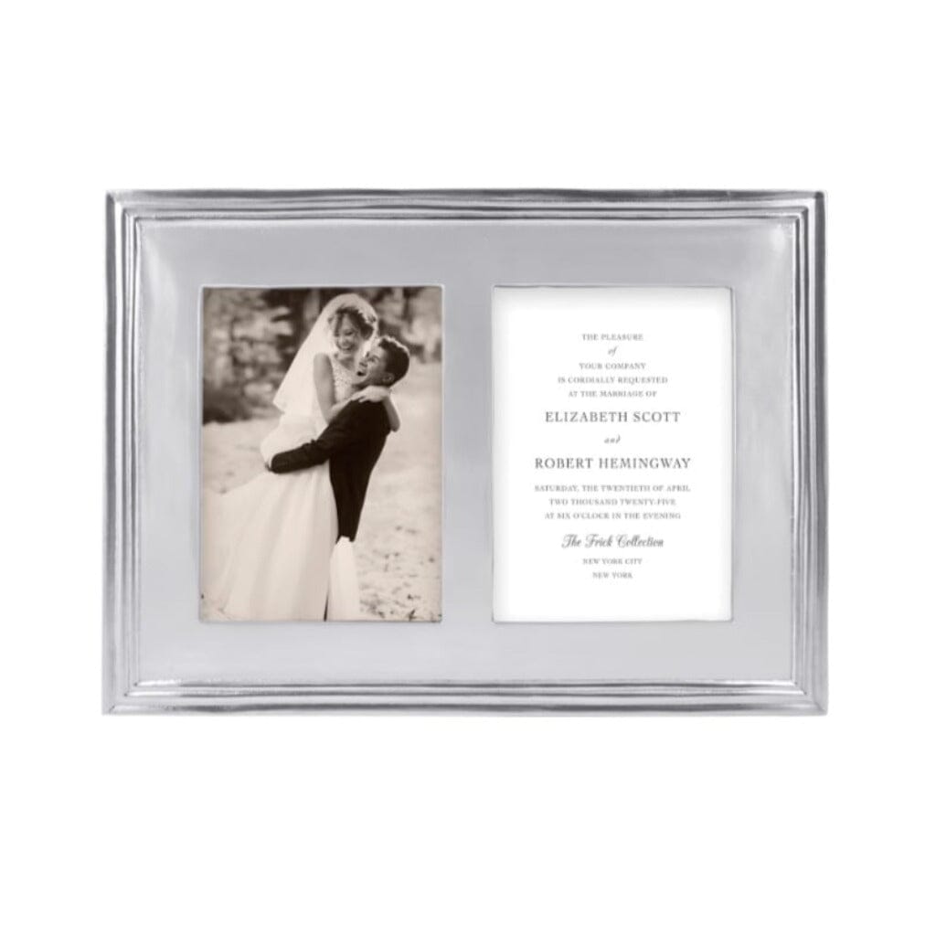 Exquisite Handmade Mariposa 5 x 7 Double Photo Frame for Precious Memories