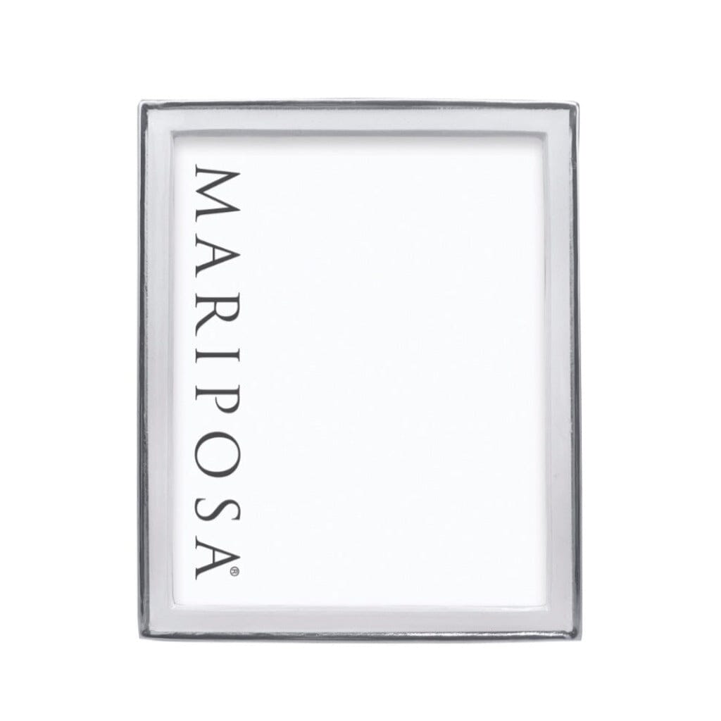 Mariposa Signature 8 x 10 Inch White Photo Frame for Displaying Cherished Memories