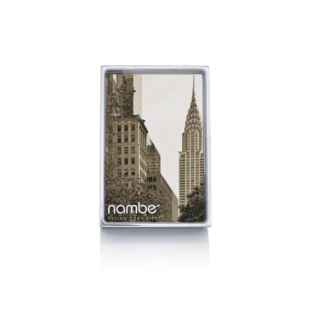 Nambe Treso 4 Inches by 6 Inches Photo Picture Frame - Ideal for Desk Display