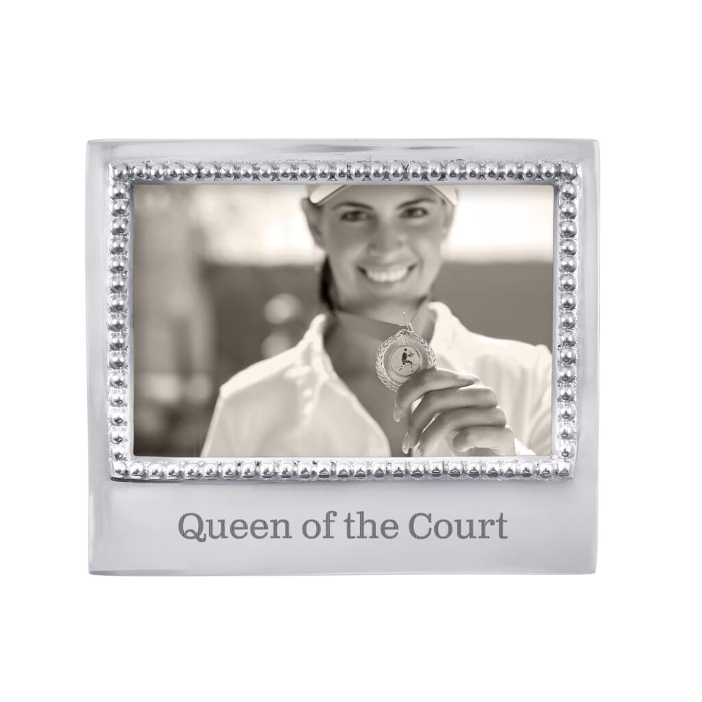 Mariposa Beaded Picture Frame - Queen of the Court for 4 x 6 Photos