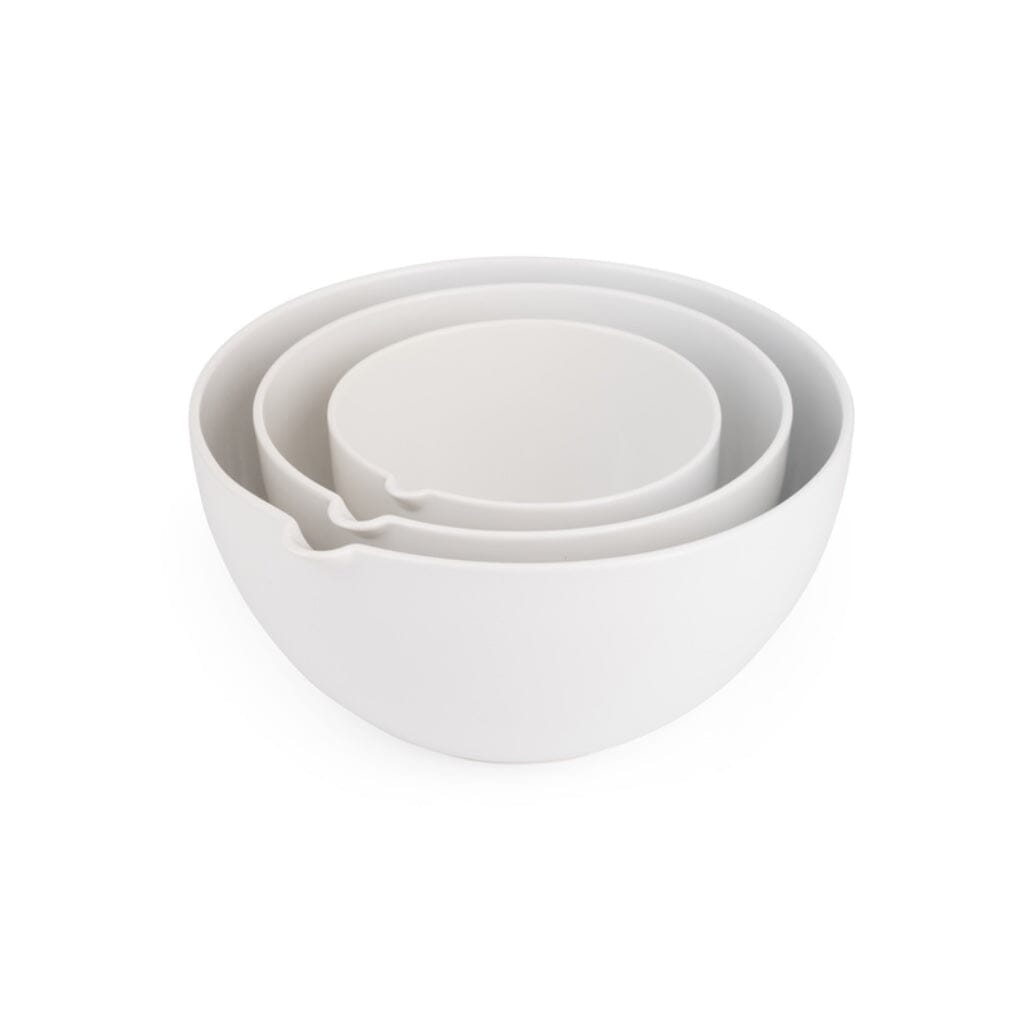 Nambe Duets Porcelain Nesting Mixing Bowls Set for Kitchen Use