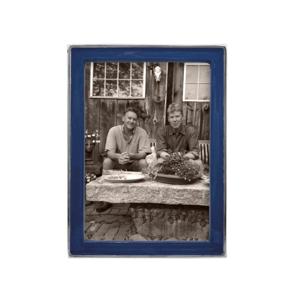 Exquisite Mariposa Signature Blue Picture Frame for 5 x 7 Photos