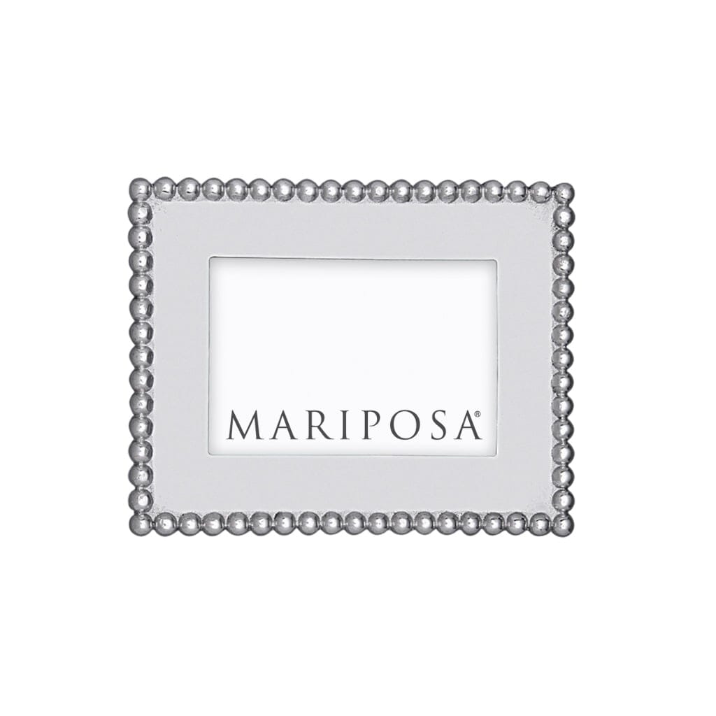 Handmade Engravable 4x6 Mariposa Pearled Photo Frame