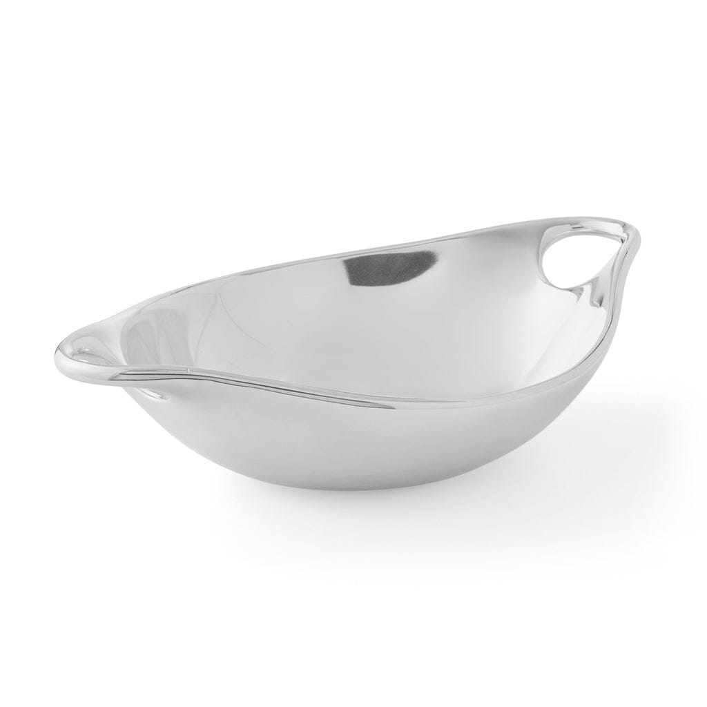 Nambe Ion Alloy Serving Bowl with Round Handles