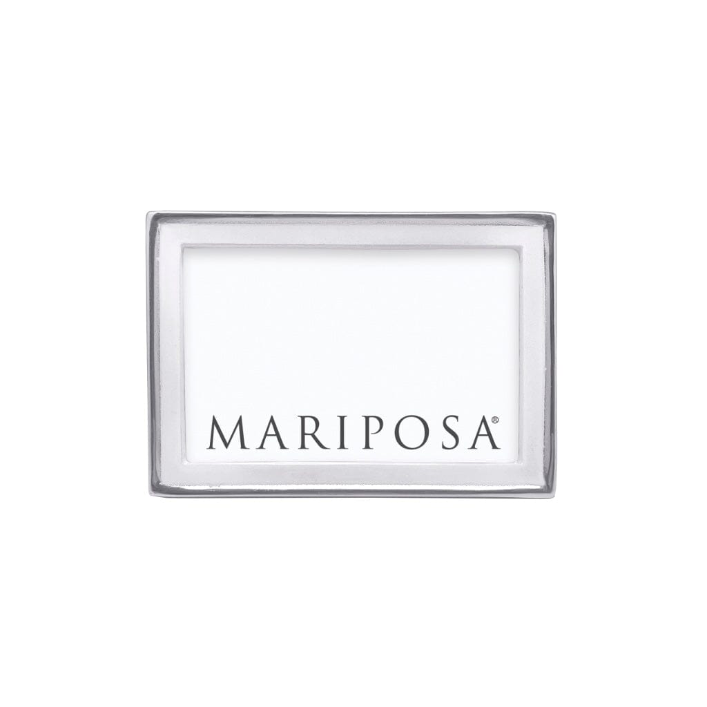 Handmade Mariposa Signature White 4x6 Photo Frame for Cherished Memories
