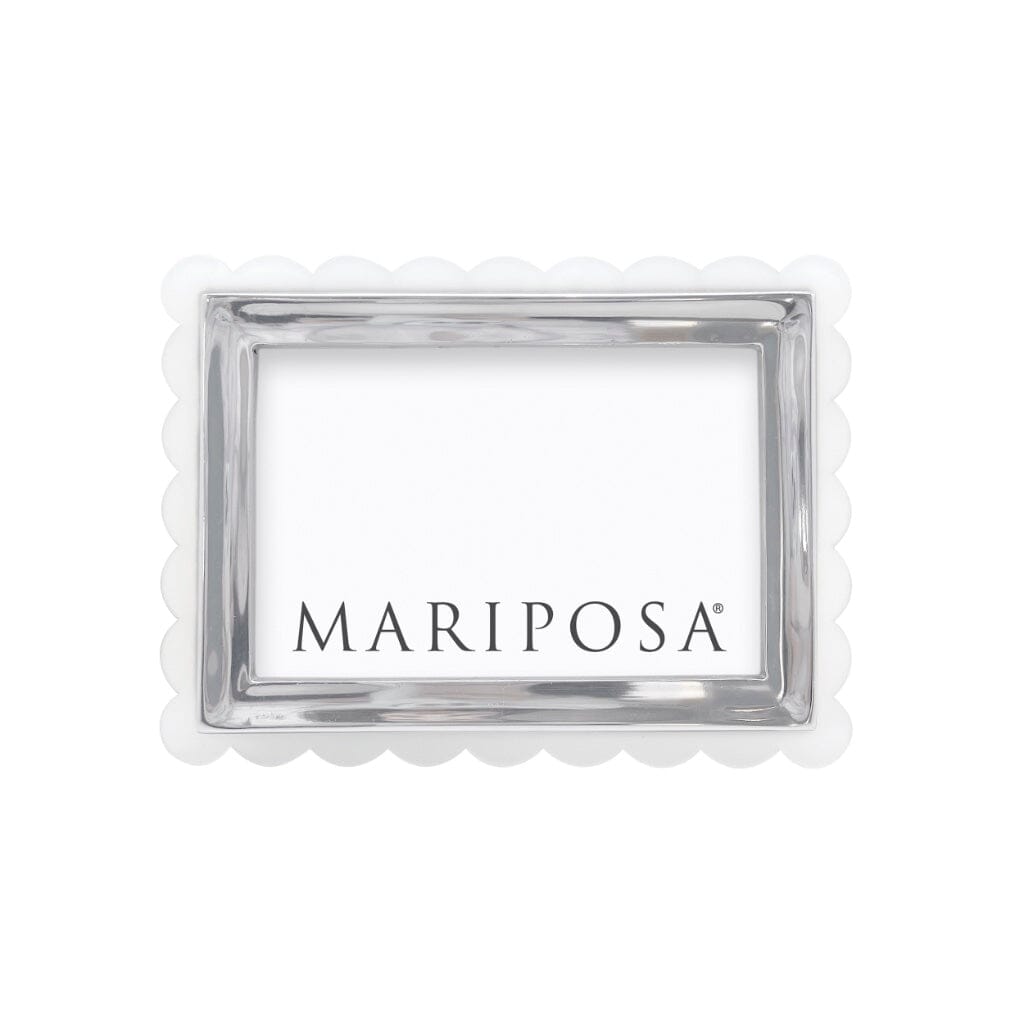 Mariposa 4 x 6 Translucent Acrylic Scalloped Photo Frame