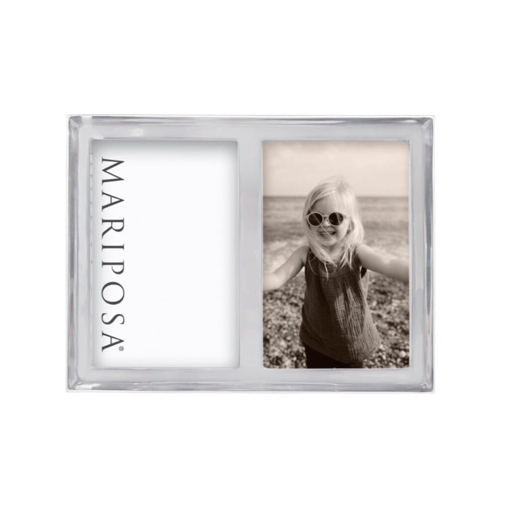 Mariposa Hand - crafted 4 x 6 Double Photo Frame, Ideal for Cherished Memories