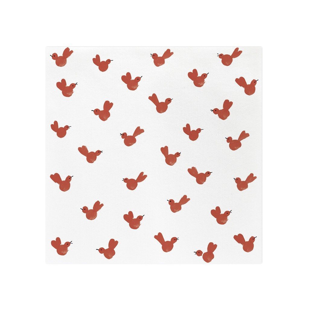 Vietri Red Bird Super Soft Papersoft Dinner Napkins