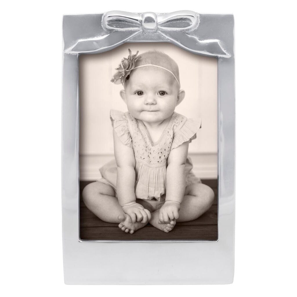 5 x 7 Handmade Mariposa Bow Aluminum Photo Frame for Precious Memories