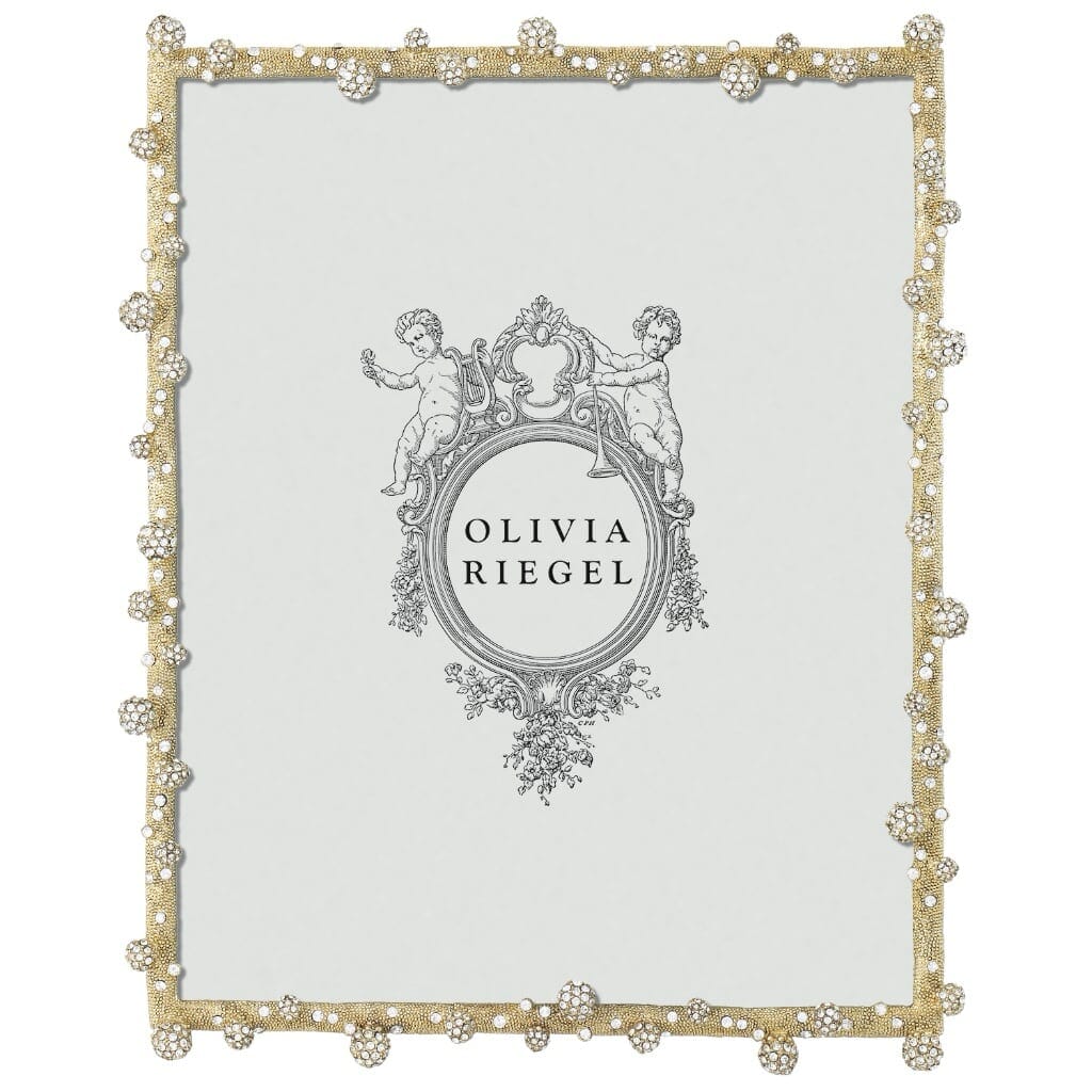 Olivia Riegel 8 x 10 Gold Pave Odyssey Frame with Luxury Detailing