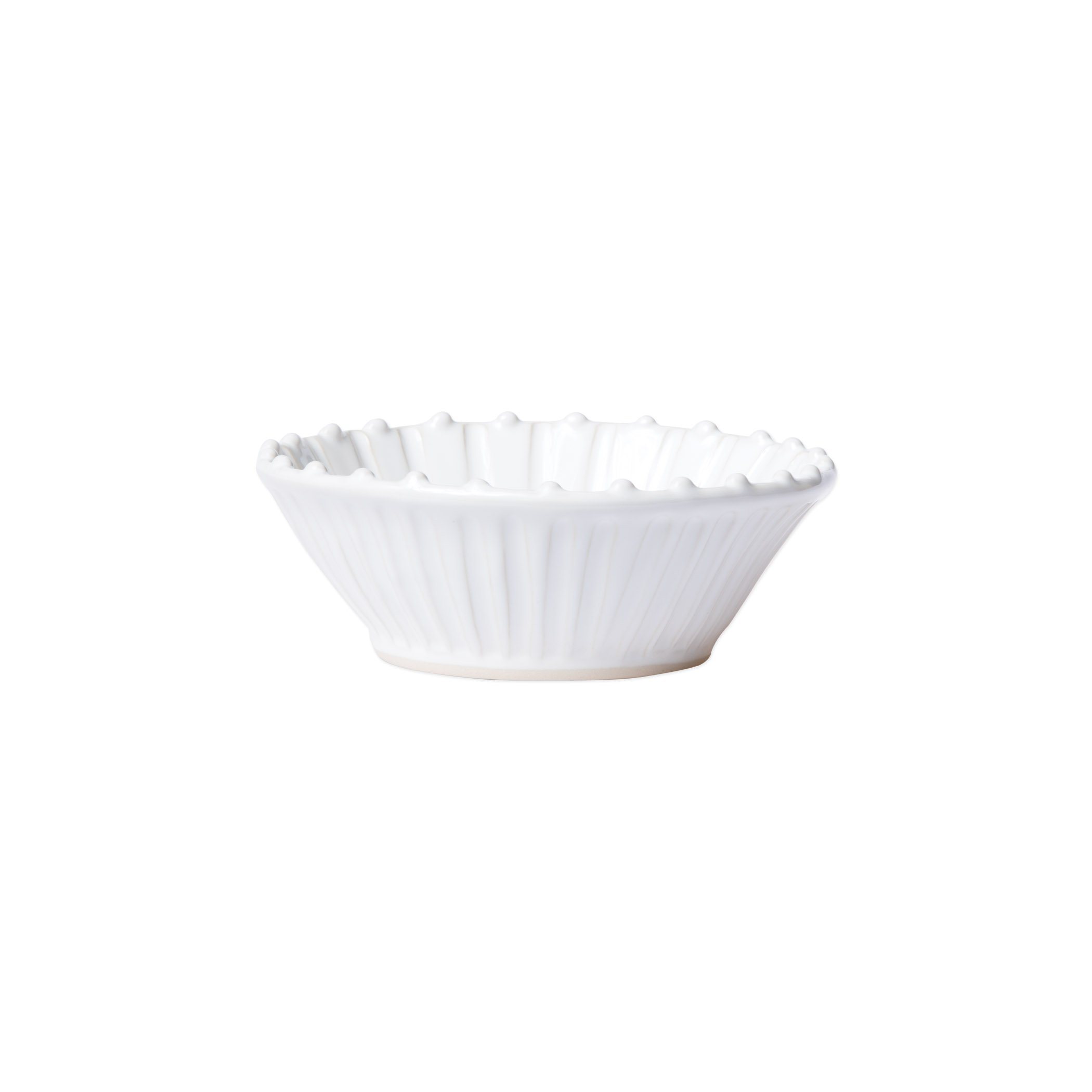 Vietri Incanto Stoneware Stripe Pattern Cereal Bowl for Breakfast