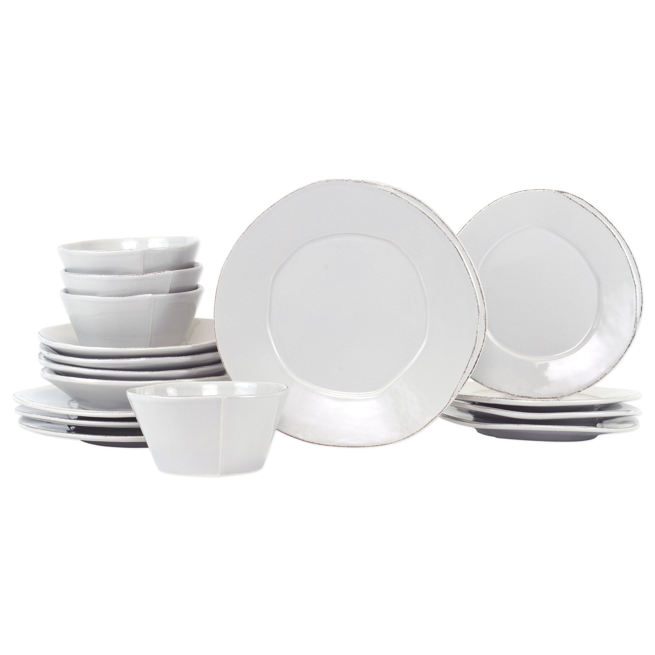 Vietri Handmade Sixteen - Piece Italian Stoneware Place Setting