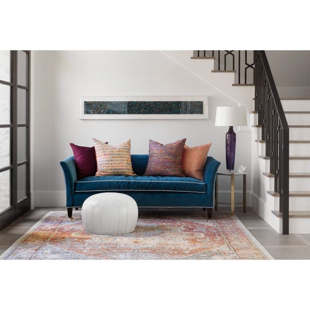 Loloi Javari JV 08 Durable Berry Sunrise Power - Loomed Area Rug