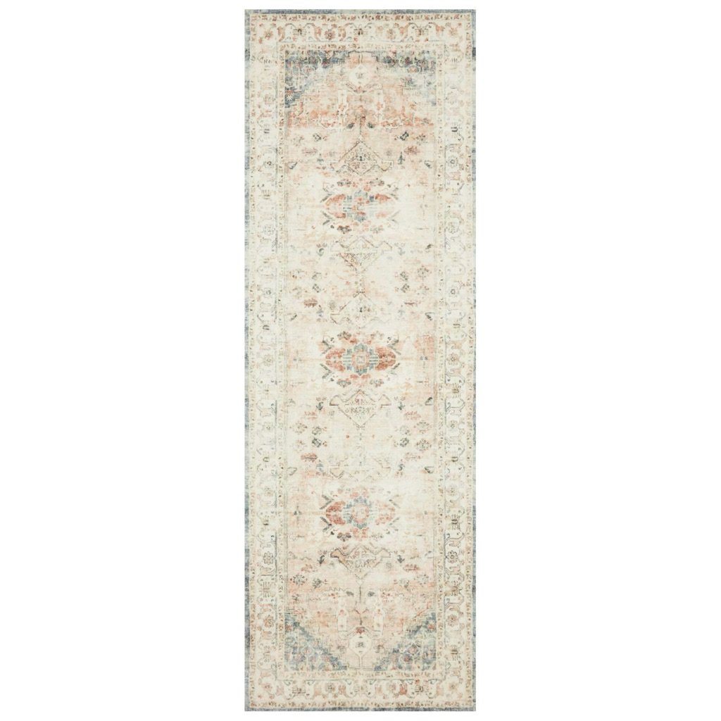 Loloi II Rosette ROS 06 Soft Clay & Ivory Luxury Area Rug