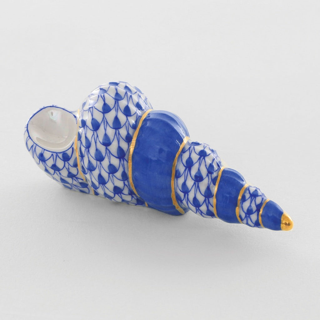 Herend Handmade Porcelain Staircase Shell Decorative Figurine