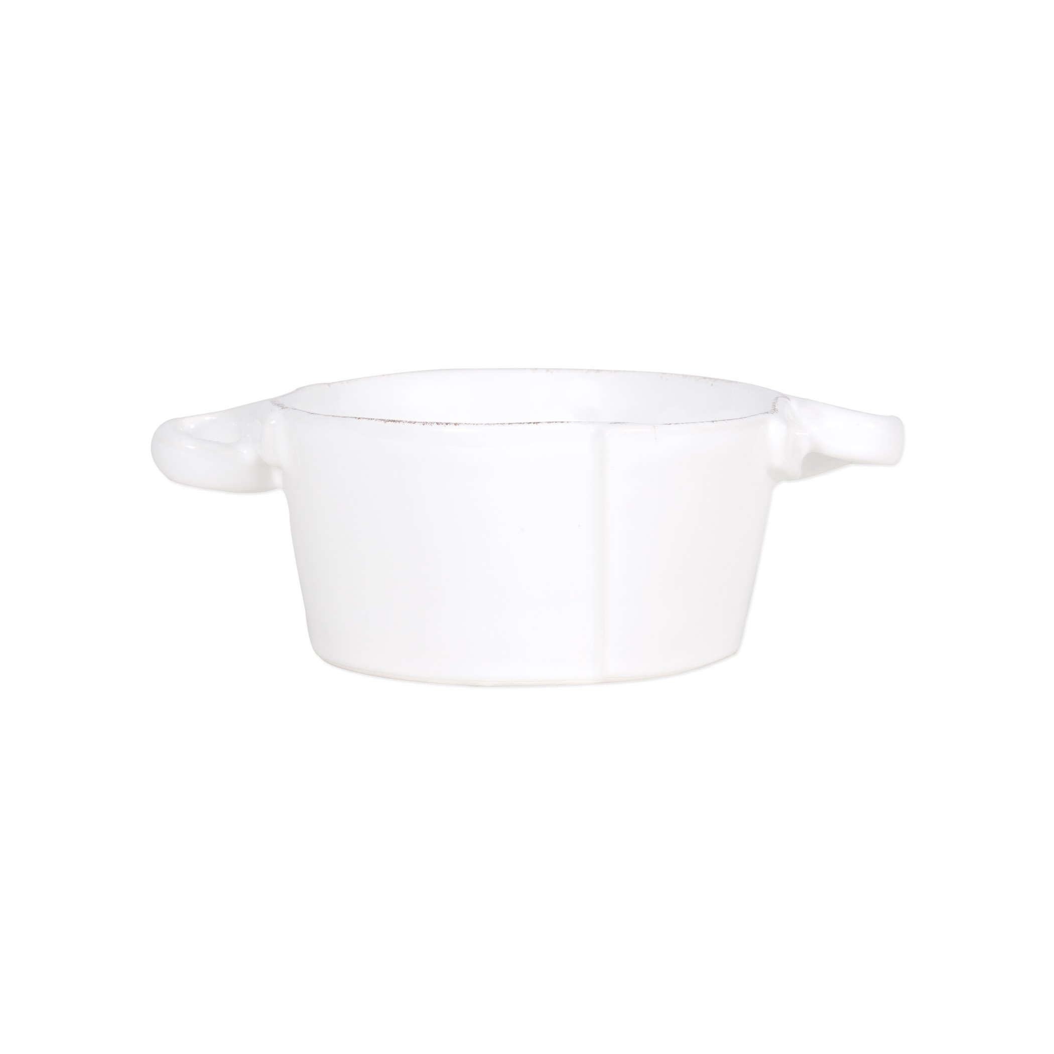 Vietri Small Handled Bowl in Lastra Pattern, Handcrafted in Italy