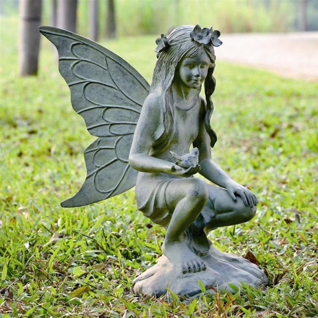 SPI Outdoor Garden Fairy Decorative Sculpture