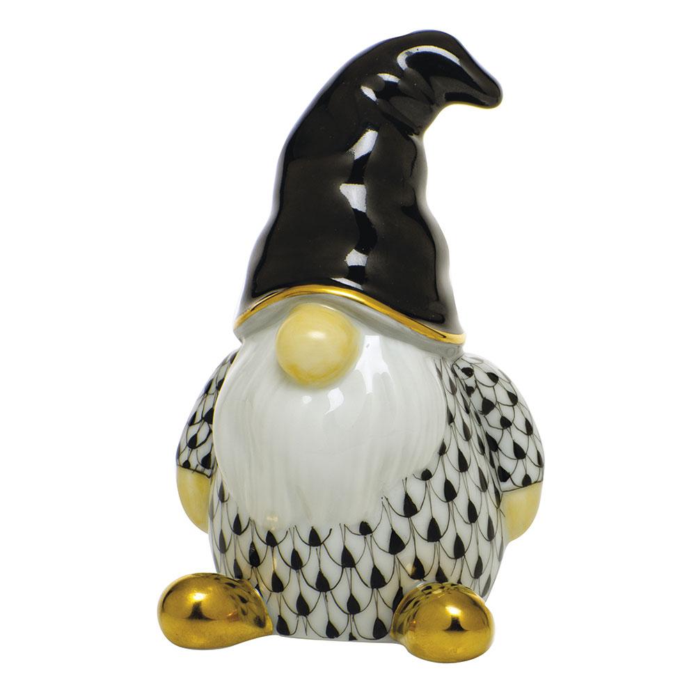 Exquisite Handmade Herend Porcelain Gnome Figurine for Decor