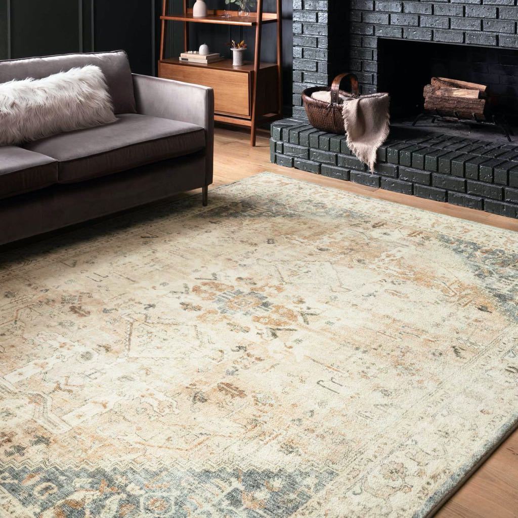 Loloi II Rosette ROS 06 Soft Clay & Ivory Luxury Area Rug