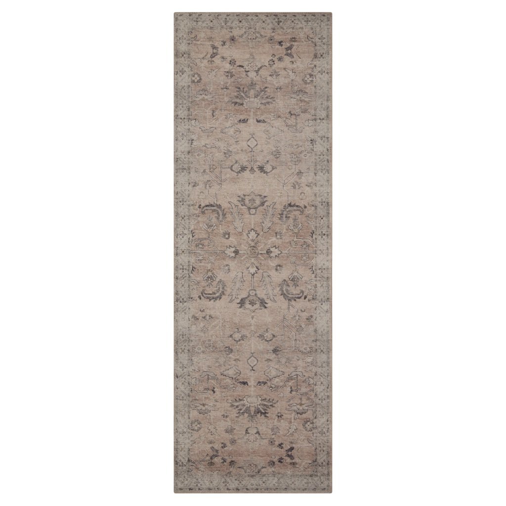 Loloi II Hathaway HTH 06 Affordable Blush/Multi Power - Loomed Area Rug