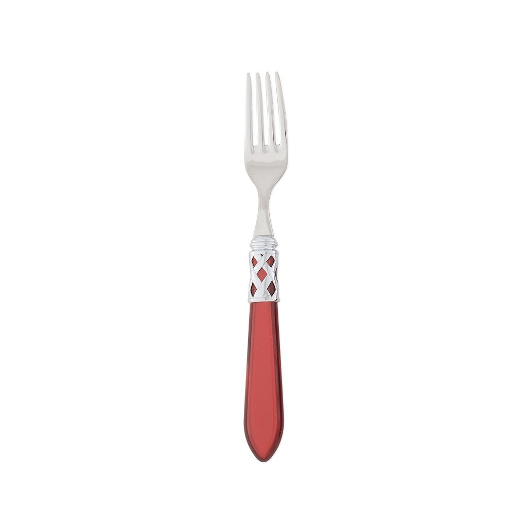 Vietri Aladdin Salad Fork with Brilliant Shiny Chrome Finish