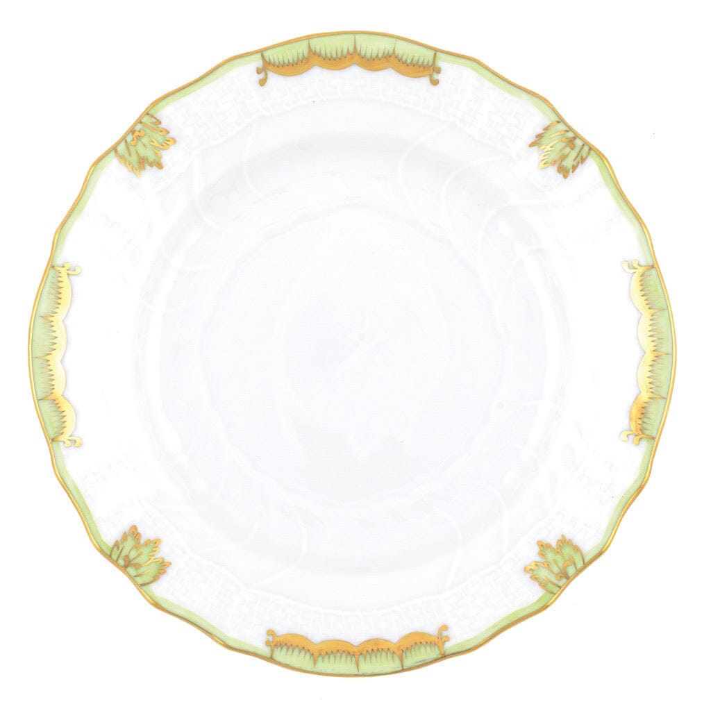 Exquisite Herend Porcelain Princess Victoria 6 - inch Bread and Butter Plate with 24K Gold