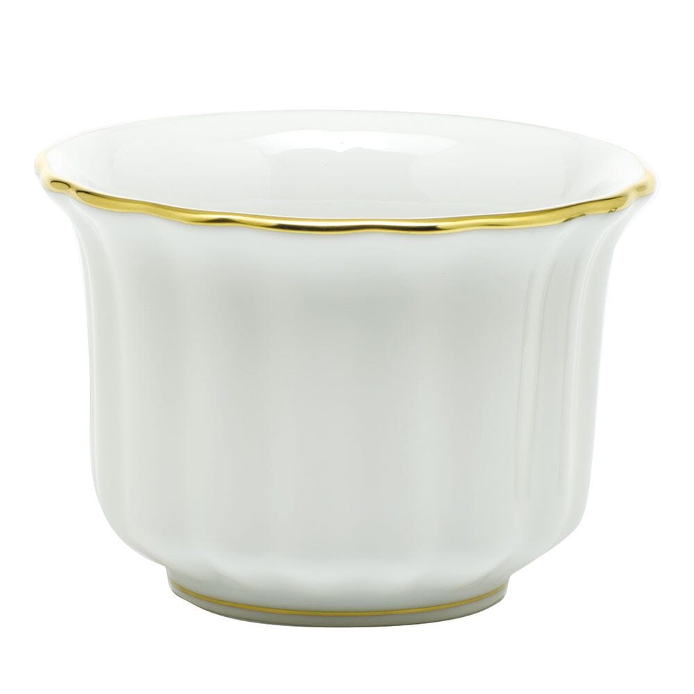 Exquisite Herend Mini Cachepot with 24K Golden Edge
