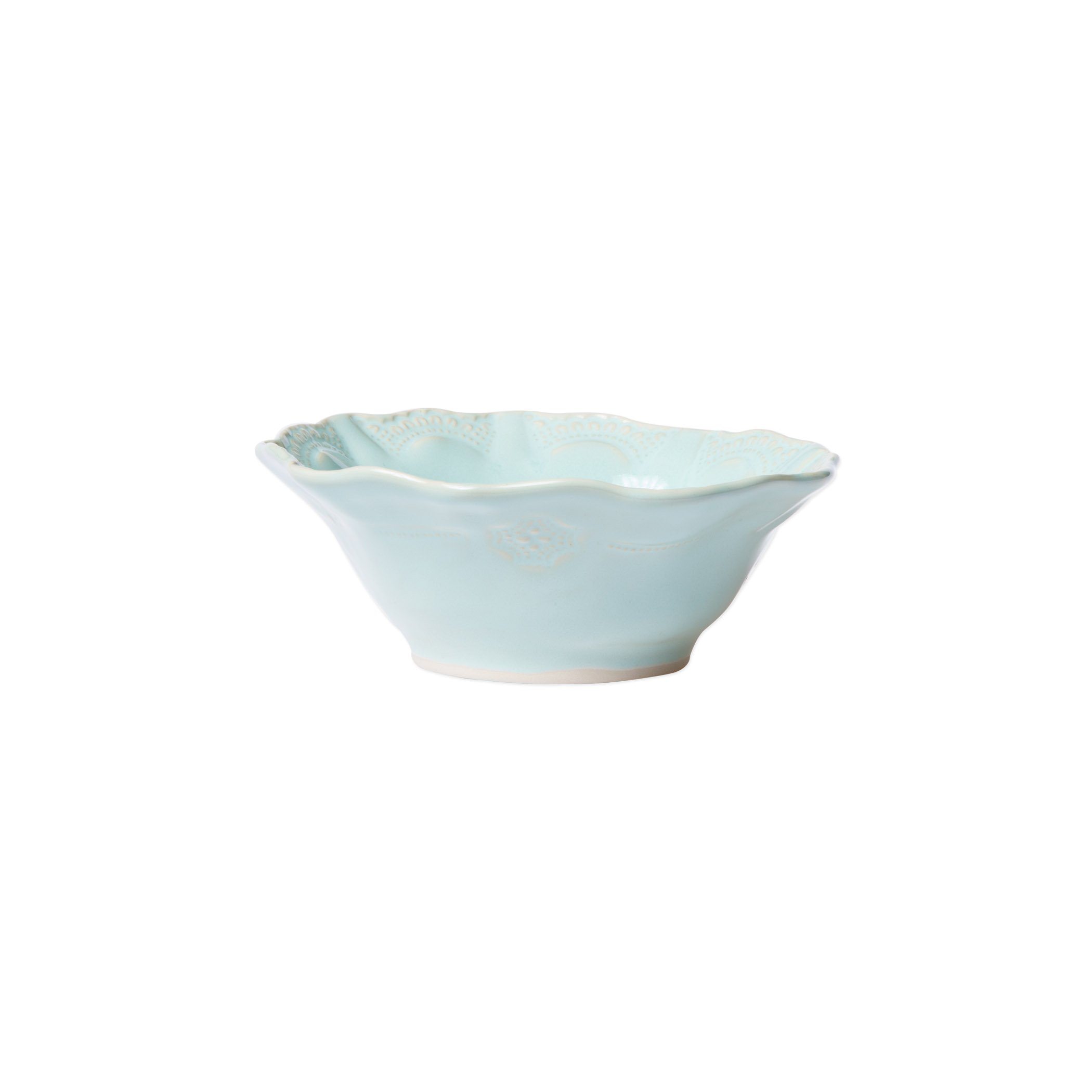 Vietri Handcrafted Italian Stoneware Incanto Lace Cereal Bowl