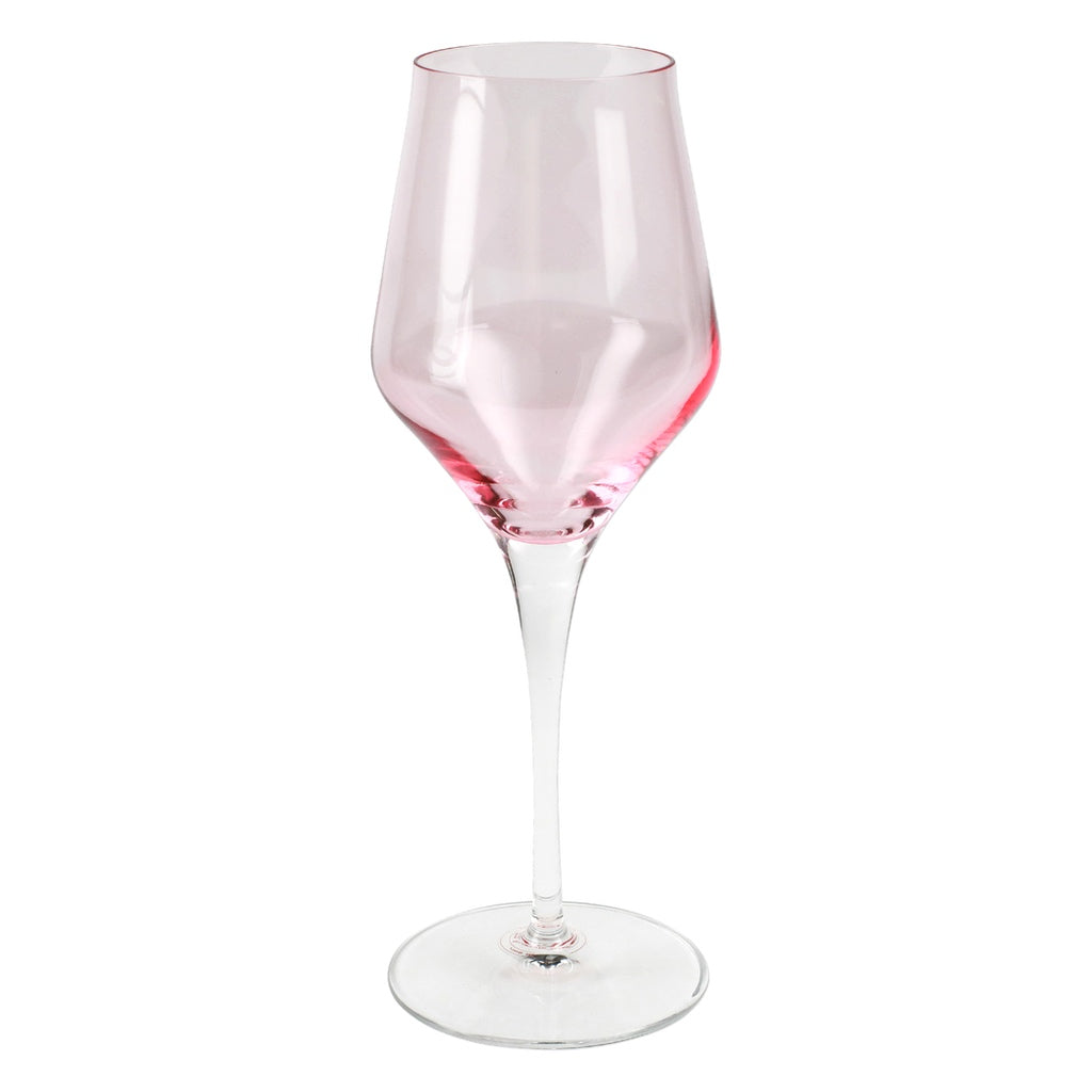 Vietri Elegant Contessa Italian Wine Drinking Glass
