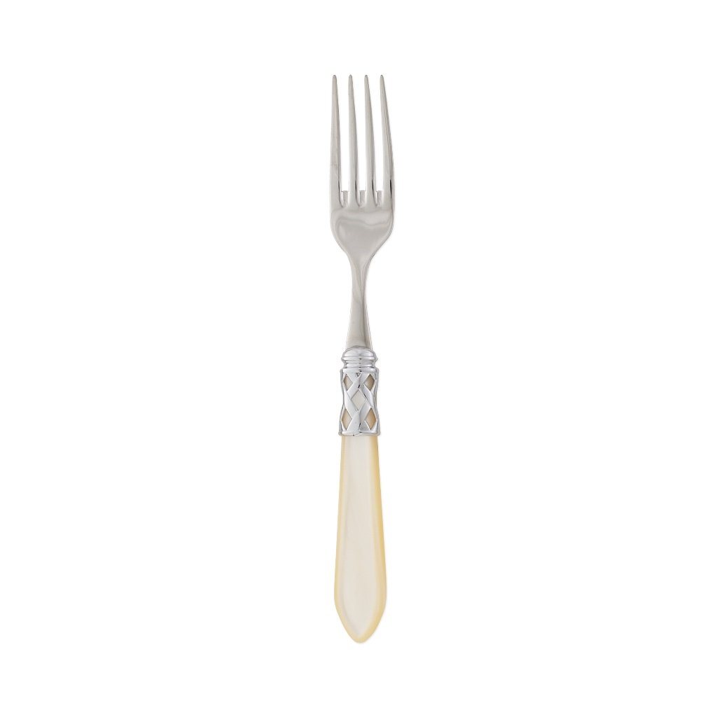 Vietri Aladdin Fork with Brilliant Chrome Finish, Handmade in Italy