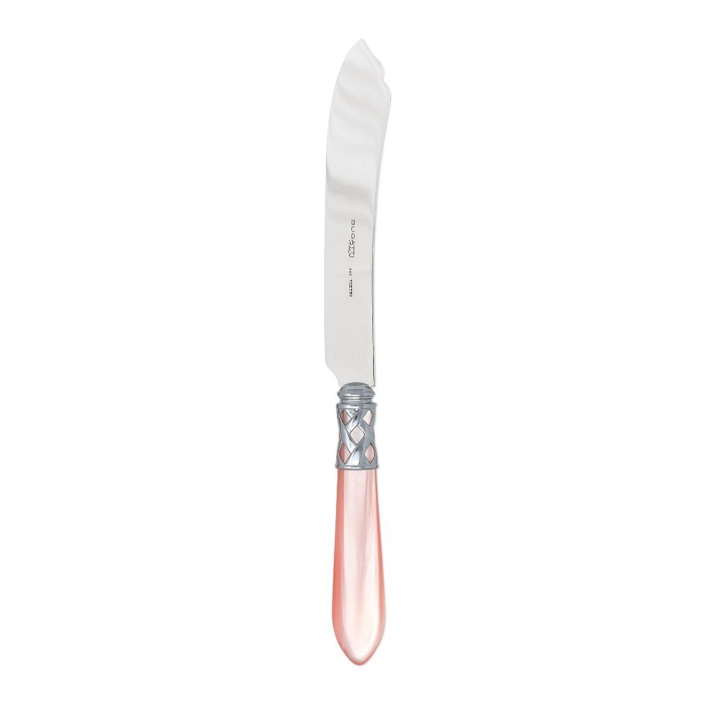Vietri Aladdin's Stunning Chrome-finish 18/10 Stainless Steel Cake Knife