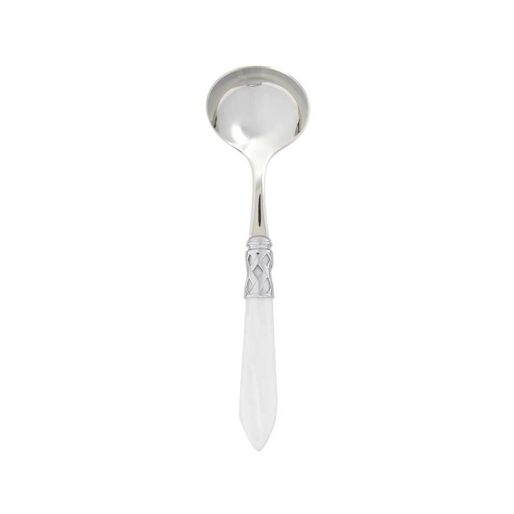 Vietri Aladdin Sauce Ladle with Brilliant Chrome Finish