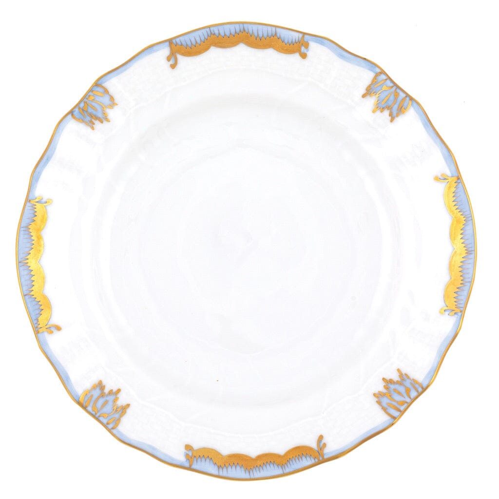 Exquisite Herend Porcelain Princess Victoria 6 - inch Bread and Butter Plate with 24K Gold